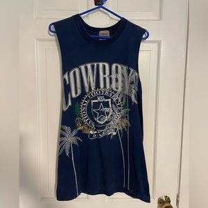 Vintage Dallas Cowboys sleeveless cut off